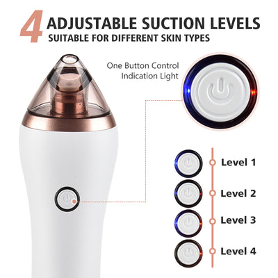 Dispositivo 4 en 1 de Limpieza Facial: Gua Sha, Succión, Extractor de Puntos Negros y Poros Profundos - Image 13