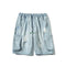 Shorts Jeans Rasgados Folgados para Jovens - Estilo Urbano Moderno