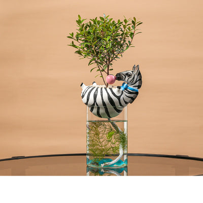 Adornos de Paisaje Miniatura con Animales en Pecera de Vidrio - Image 4