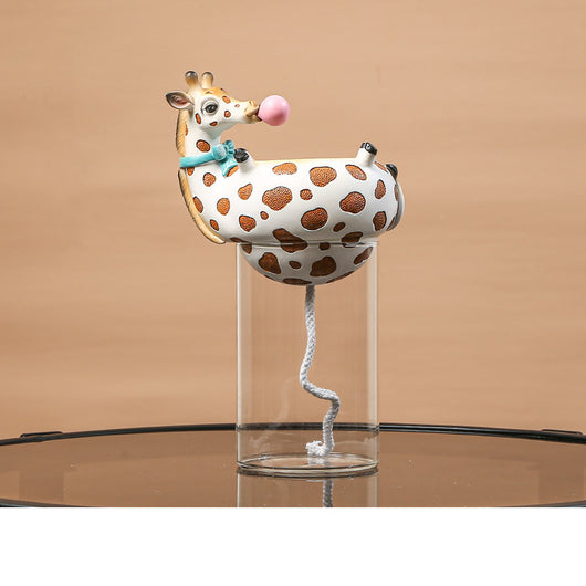 Adornos de Paisaje Miniatura con Animales en Pecera de Vidrio - Image 3