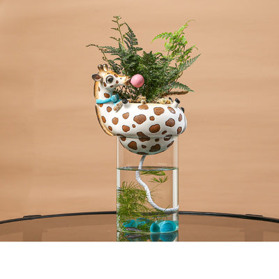 Adornos de Paisaje Miniatura con Animales en Pecera de Vidrio - Image 6
