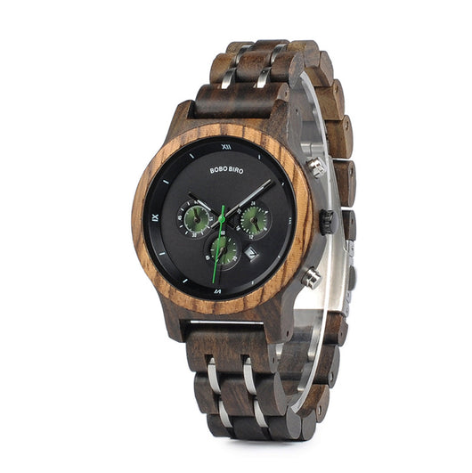 Reloj de Madera para Hombre Elegancia Casual y Profesional - Image 9