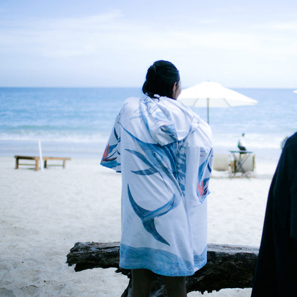 Bata de Playa Deportiva Canopy Diving