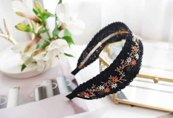 Diadema de Encaje Bordado Elegante - Image 9