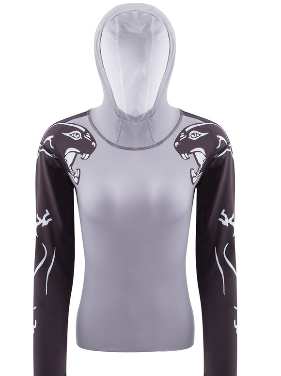 Playera Deportiva con Capucha de Secado Rápido