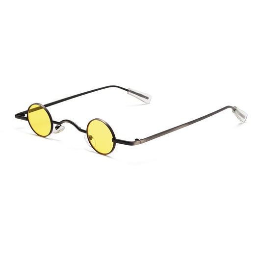 Gafas de Sol Retro Redondas Metal Vintage para Hombre - Image 11
