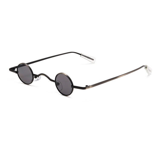 Gafas de Sol Retro Redondas Metal Vintage para Hombre - Image 3