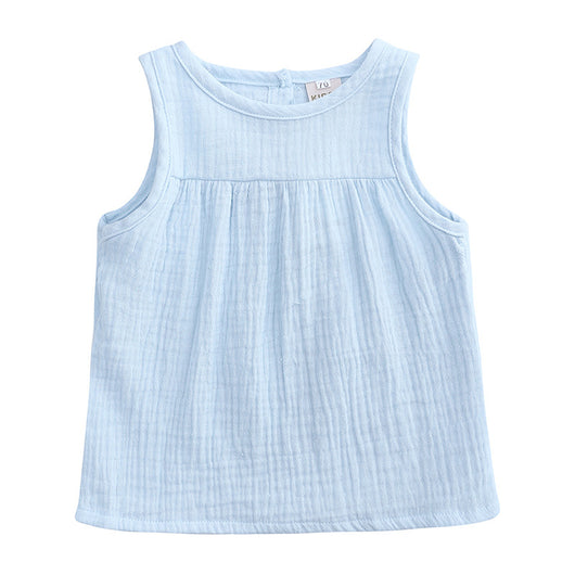 Chaleco Infantil de Algodón y Lino - Diseño Versátil Europa y Estados Unidos - Image 10