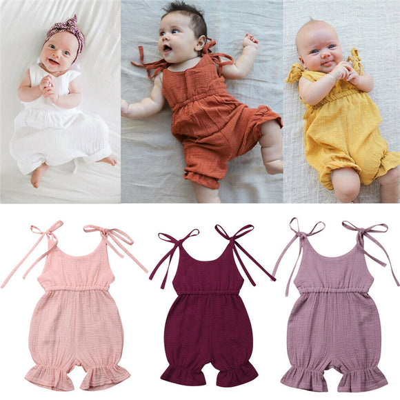 Mono Infantil sin Mangas para Bebés y Niñas Pequeñas