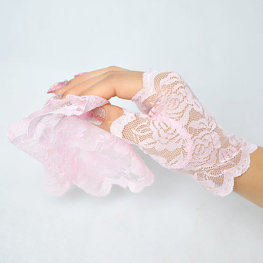 Guantes de Manejo UV sin Dedos con Cobertura de Cicatrices para Mujer - Image 9