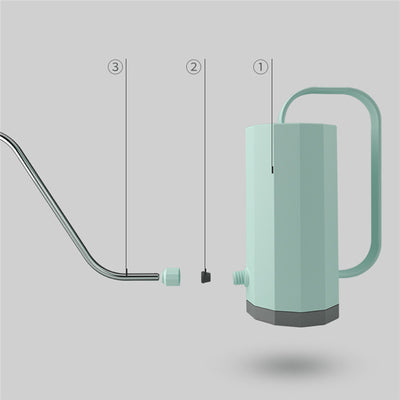 Maceta Cilíndrica 1.2L con Herramientas de Jardinería Integradas