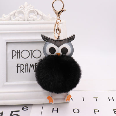 Llavero Búho Peludo Adorable - Image 12