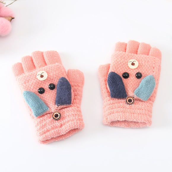 Guantes Cálidos Infantiles con Diseño Divertido