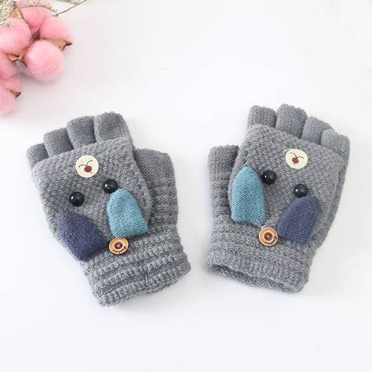 Guantes Cálidos Infantiles con Diseño Divertido - Image 3