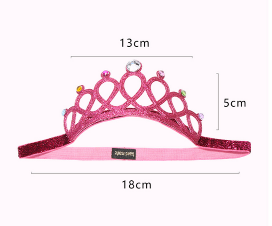 Diadema Infantil Princesa con Brillantes y Cristales - Image 8