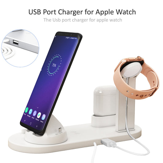 Cargador Inalámbrico 3 en 1 para Reloj, Auriculares y Smartphone - Image 9