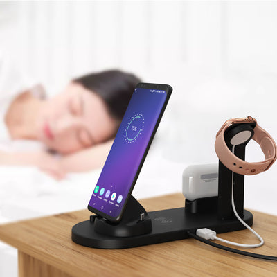 Cargador Inalámbrico 3 en 1 para Reloj, Auriculares y Smartphone - Image 6