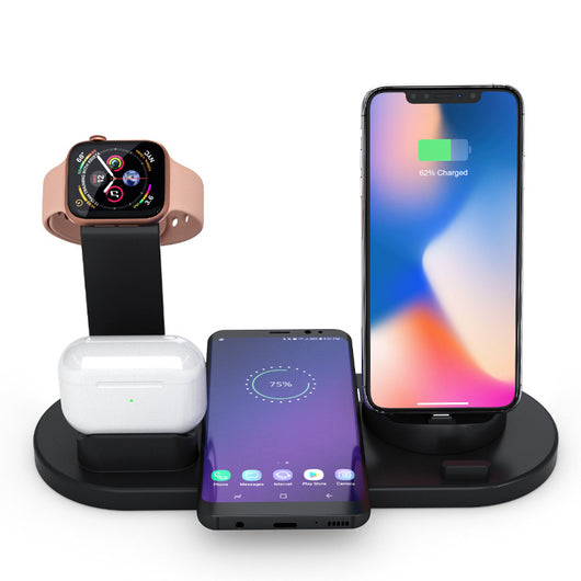 Cargador Inalámbrico 3 en 1 para Reloj, Auriculares y Smartphone - Image 15