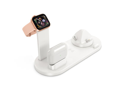 Cargador Inalámbrico 3 en 1 para Reloj, Auriculares y Smartphone - Image 2