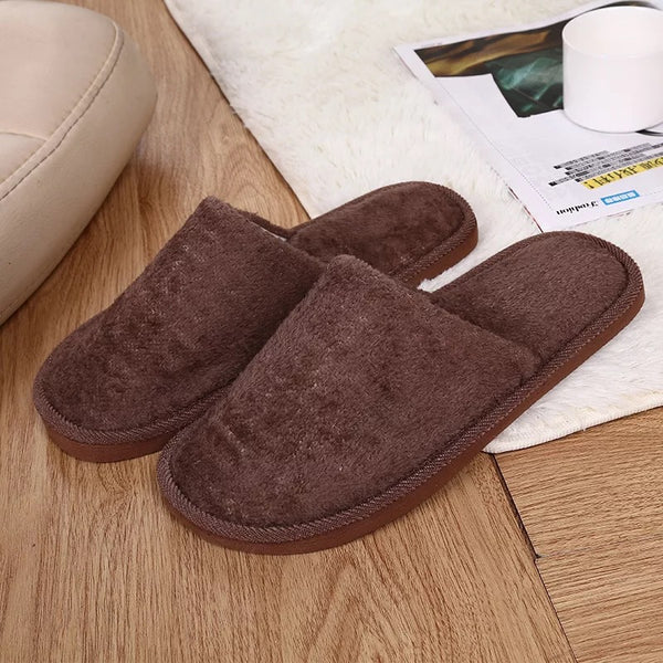 Pantuflas de Algodón Térmicas para Pareja - Zapatillas Cálidas para Casa