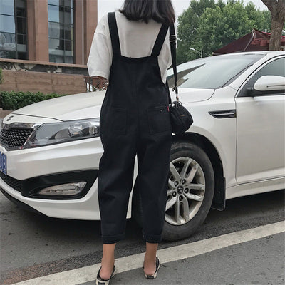 Pantalón Jumpsuit Coreano Suelto y Ligero de Corte Recto - Image 8