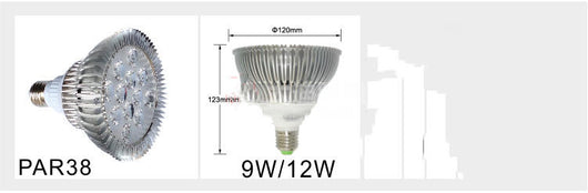Foco LED Par30 y Par38 Multicolor E27 - 5W a 18W con Control RGB - Image 12