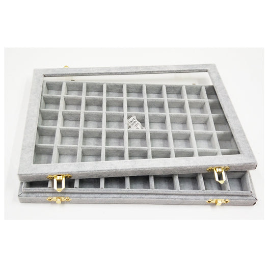 Organizador de Joyas y Accesorios con Tapa de Vidrio - Caja de Almacenamiento Grande - Image 10