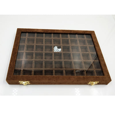 Organizador de Joyas y Accesorios con Tapa de Vidrio - Caja de Almacenamiento Grande - Image 12