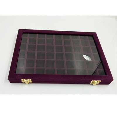 Organizador de Joyas y Accesorios con Tapa de Vidrio - Caja de Almacenamiento Grande - Image 11