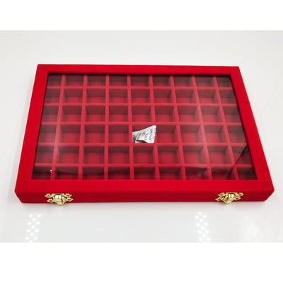 Organizador de Joyas y Accesorios con Tapa de Vidrio - Caja de Almacenamiento Grande - Image 7