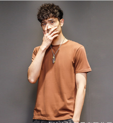 Camiseta Básica de Algodón para Hombre - Diseño Minimalista Tendencia - Image 17