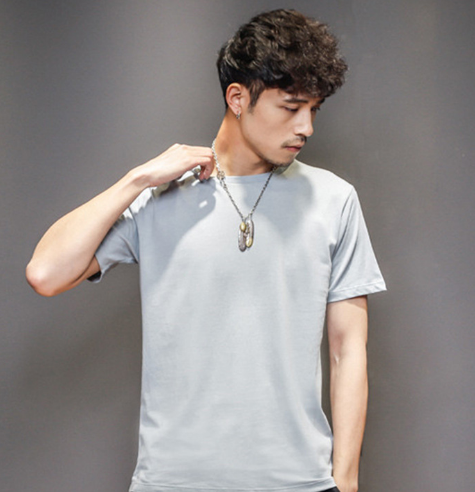 Camiseta Básica de Algodón para Hombre - Diseño Minimalista Tendencia - Image 7