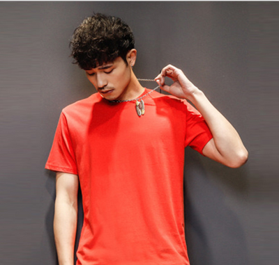 Camiseta Básica de Algodón para Hombre - Diseño Minimalista Tendencia - Image 9