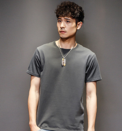 Camiseta Básica de Algodón para Hombre - Diseño Minimalista Tendencia - Image 4