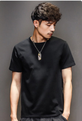 Camiseta Básica de Algodón para Hombre - Diseño Minimalista Tendencia