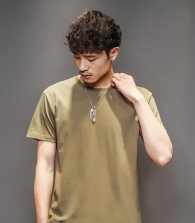 Camiseta Básica de Algodón para Hombre - Diseño Minimalista Tendencia - Image 10