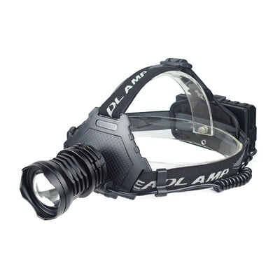 Linterna Frontal LED XHP70 con Zoom Telescópico, Carga USB y Modo Alerta - Image 5