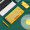 Teclado Inalámbrico Silencioso USB con Diseño Minimalista