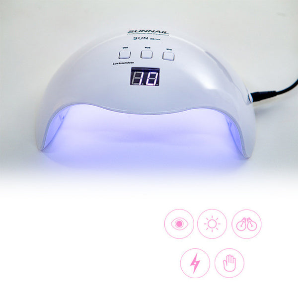Lámpara LED de Fotopolimerización para Uñas - Secador Automático de Esmalte