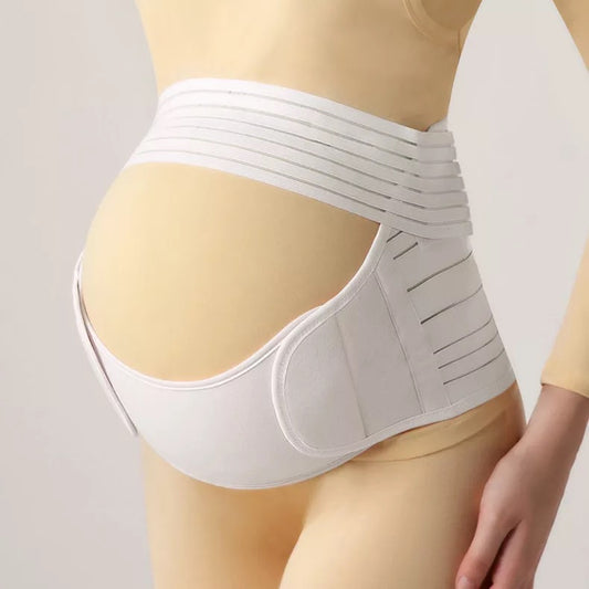 Faja de Apoyo Abdominal para Embarazo - Cinturón Prenatal Respirable