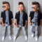 Traje Infantil Completo para Niño - Chaqueta, Camisa y Jeans