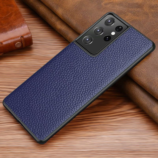 Funda Protectora Premium de Cuero Litchi para Celular - Image 6