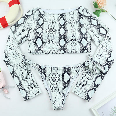 Traje de Baño Leopardo con Manga Larga y Protección Solar - Image 13