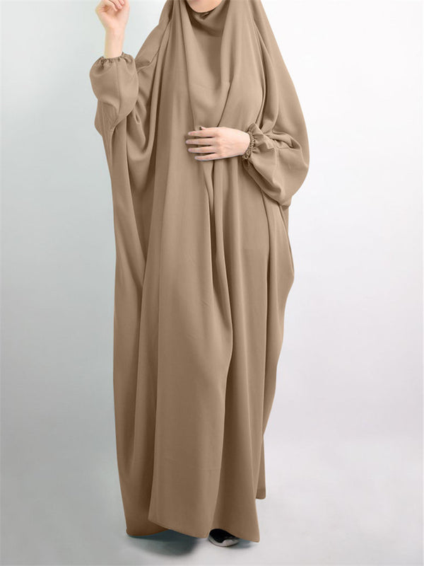 Bata Oversized con Mangas Murciélago - Diseño Elegante Talla Grande
