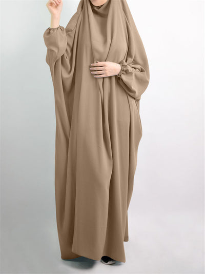 Bata Oversized con Mangas Murciélago - Diseño Elegante Talla Grande