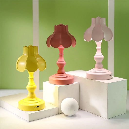 Lámpara LED Nocturna USB con Carga - Diseño Lotus Mediterráneo Minimalista - Image 15