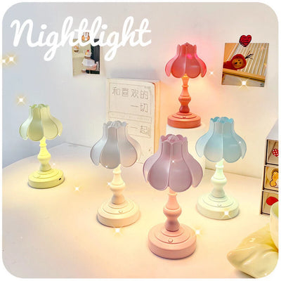 Lámpara LED Nocturna USB con Carga - Diseño Lotus Mediterráneo Minimalista - Image 2