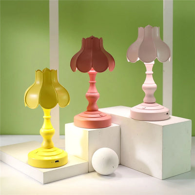 Lámpara LED Nocturna USB con Carga - Diseño Lotus Mediterráneo Minimalista - Image 3