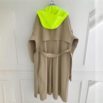 Gabardina Retro Vintage Mujer Largo Medio - Image 6