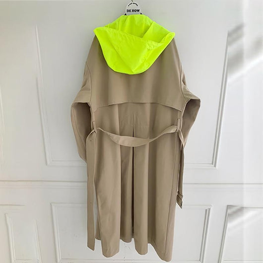 Gabardina Retro Vintage Mujer Largo Medio - Image 6